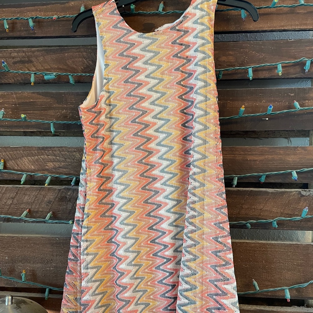 Almost famous multi color womens dress. Size: large - Picture 1 of 2